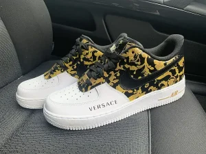 18K Gold Versace - Custom Nike Air Force 1
