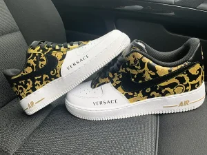 18K Gold Versace - Custom Nike Air Force 1
