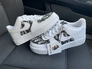 Custom Dior Air Force 1 X20 - Custom Nike Air Force 1 Sneakers