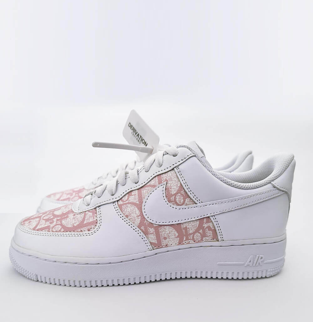 Pink Dior Air Force 1 - Custom Nike Air Force 1