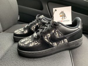 Custom Dior X 20 Black Air Force 1
