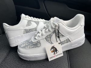 Custom Grey Dior X 20 Air Force 1