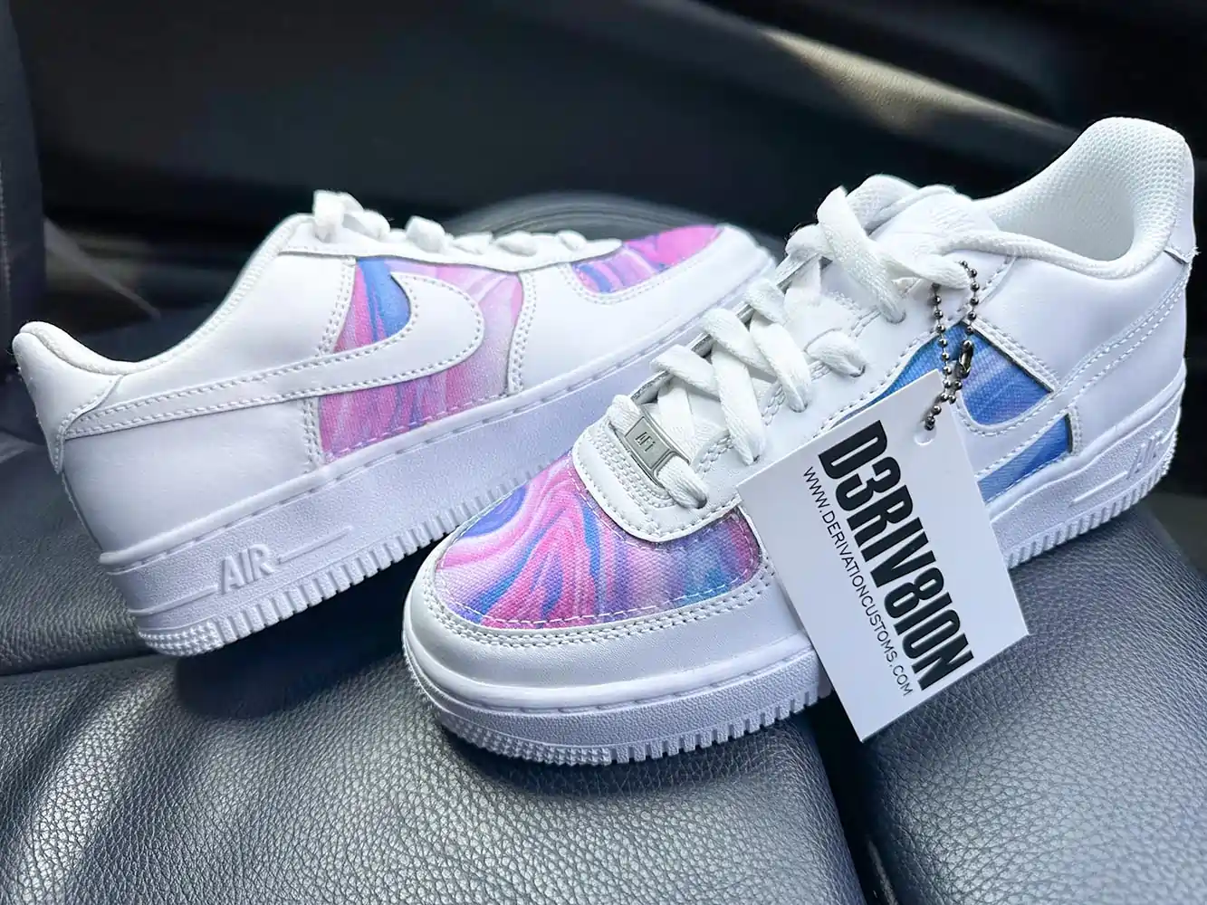 Custom Rainbow Lava Air Force 1