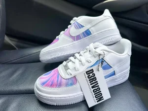Custom Rainbow Lava Air Force 1
