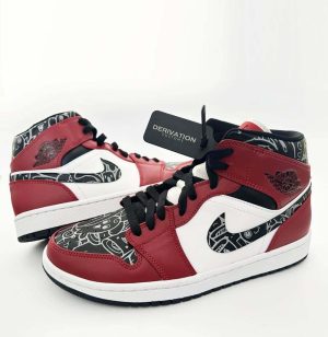 Custom Jordan 1 Doodle